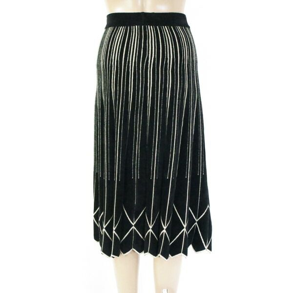 80%OFF エリザベッタフランキ FRANCHI スカート 40 ESK 715 Sサイズ ブラック レディース ニットスカート イタリア製