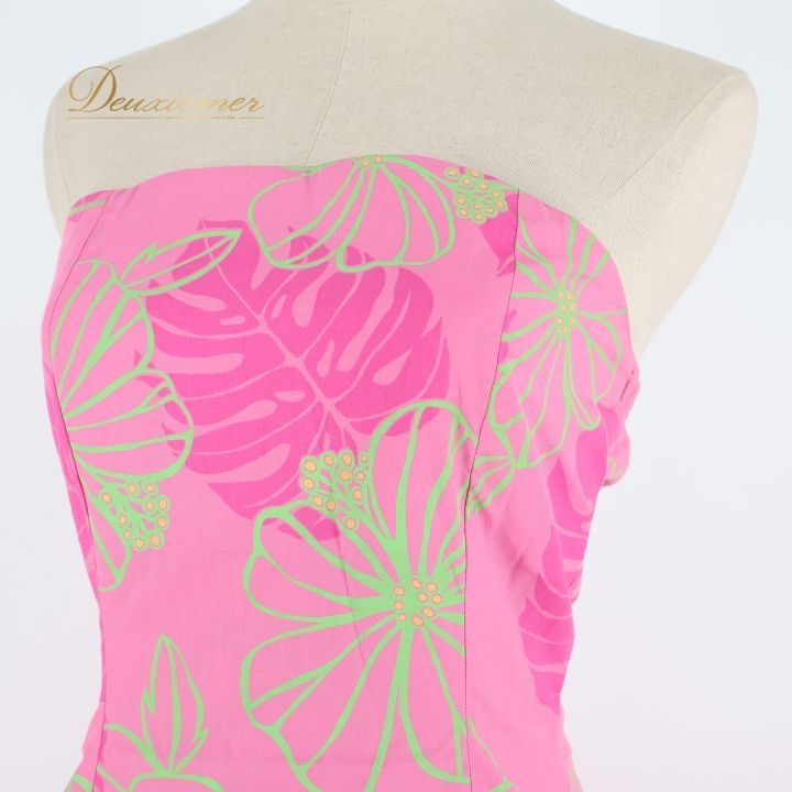 フラダンス 衣装 ワンピース ドレス menehune plantation ピンク系