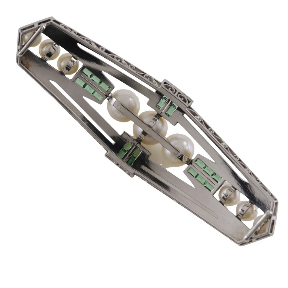 真珠 ニッケル レディース 帯留め