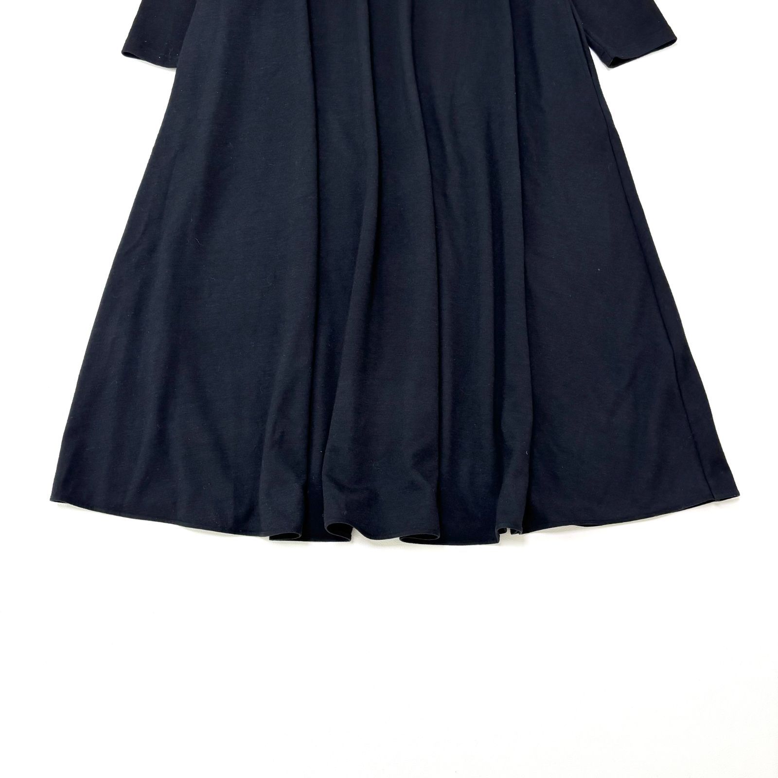 かぐれ kagure ウール ロングワンピース ブラック 黒 フリーサイズ