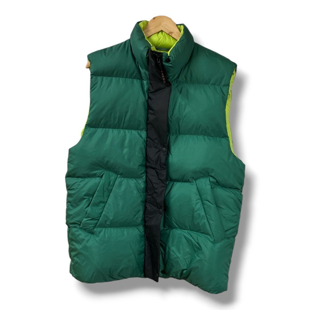 UNIQLO ユニクロ × MARNI オーバーサイズダウンベスト 緑 グリーン 211