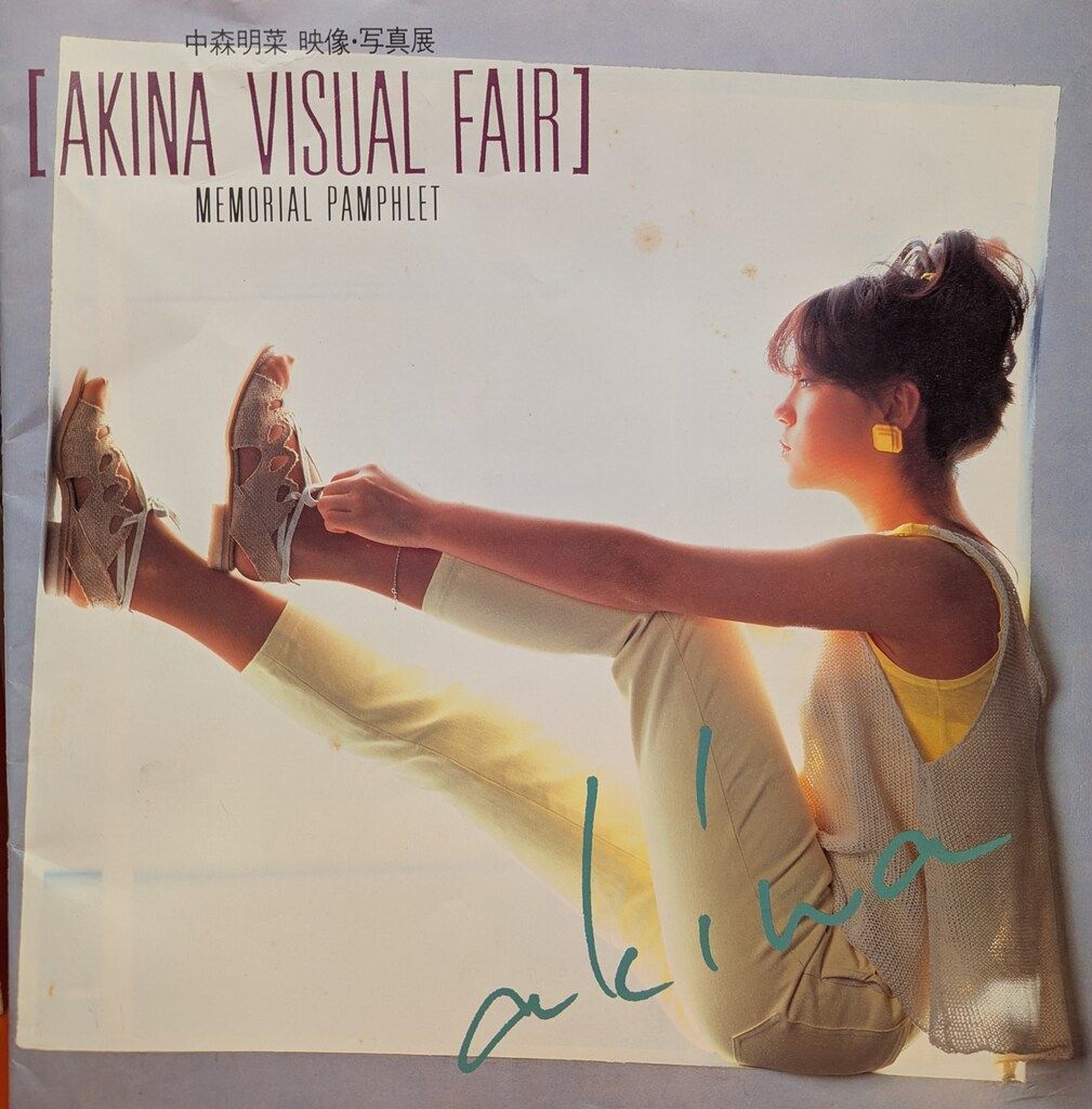 ツアーパンフ 中森明菜映像写真展 AKINA VISUAL FAIR 1984 - メルカリ