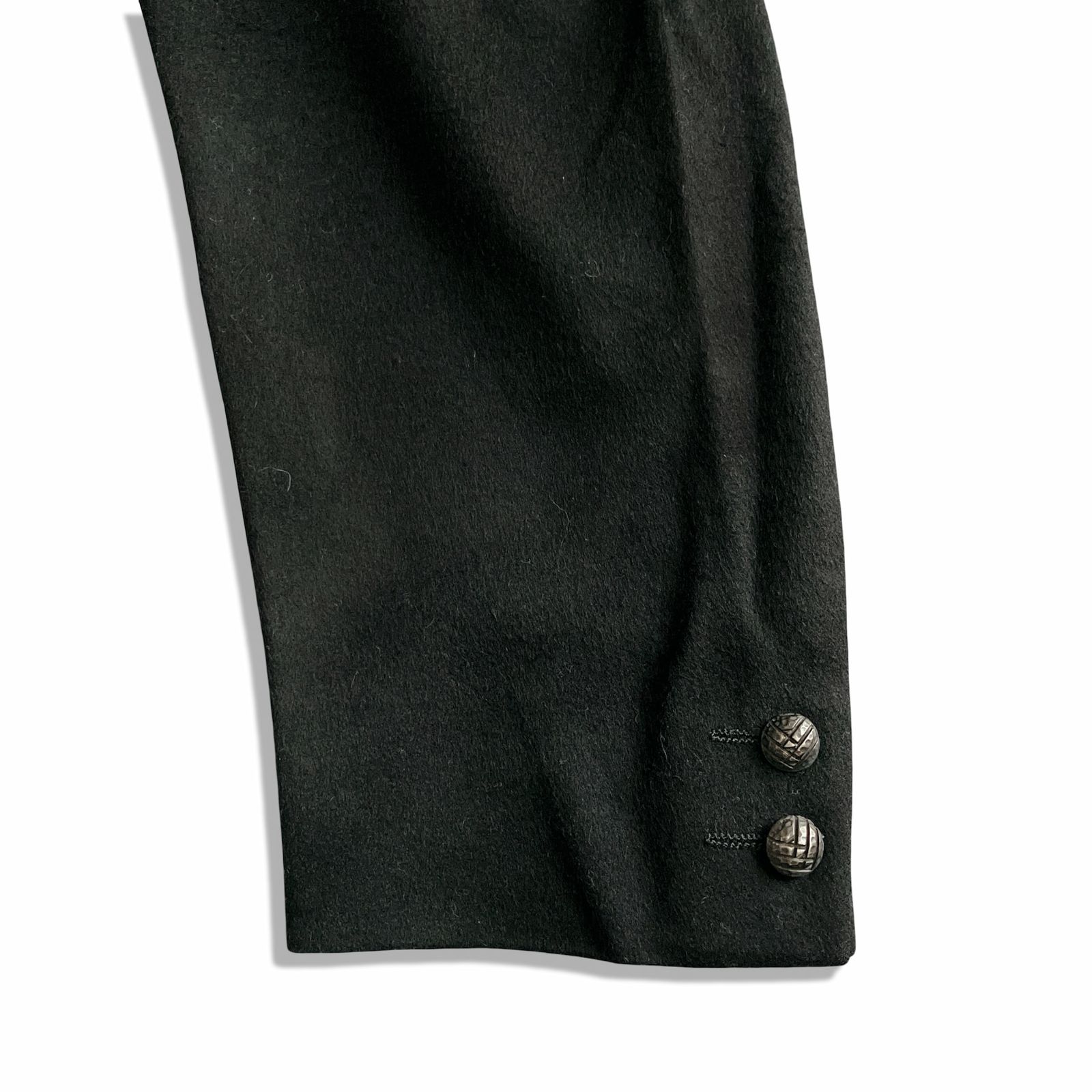 GIANNI VERSACE ジャンニ ヴェルサーチ ショールカラー ウール ダブル