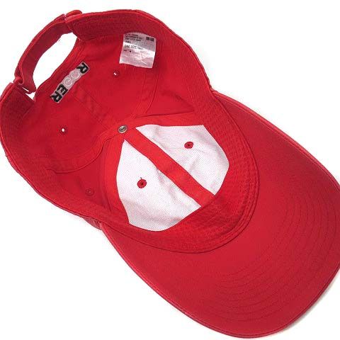 ユニクロ UNIQLO RF ロジャーフェデラー キャップ 帽子 刺繍 レッド 赤