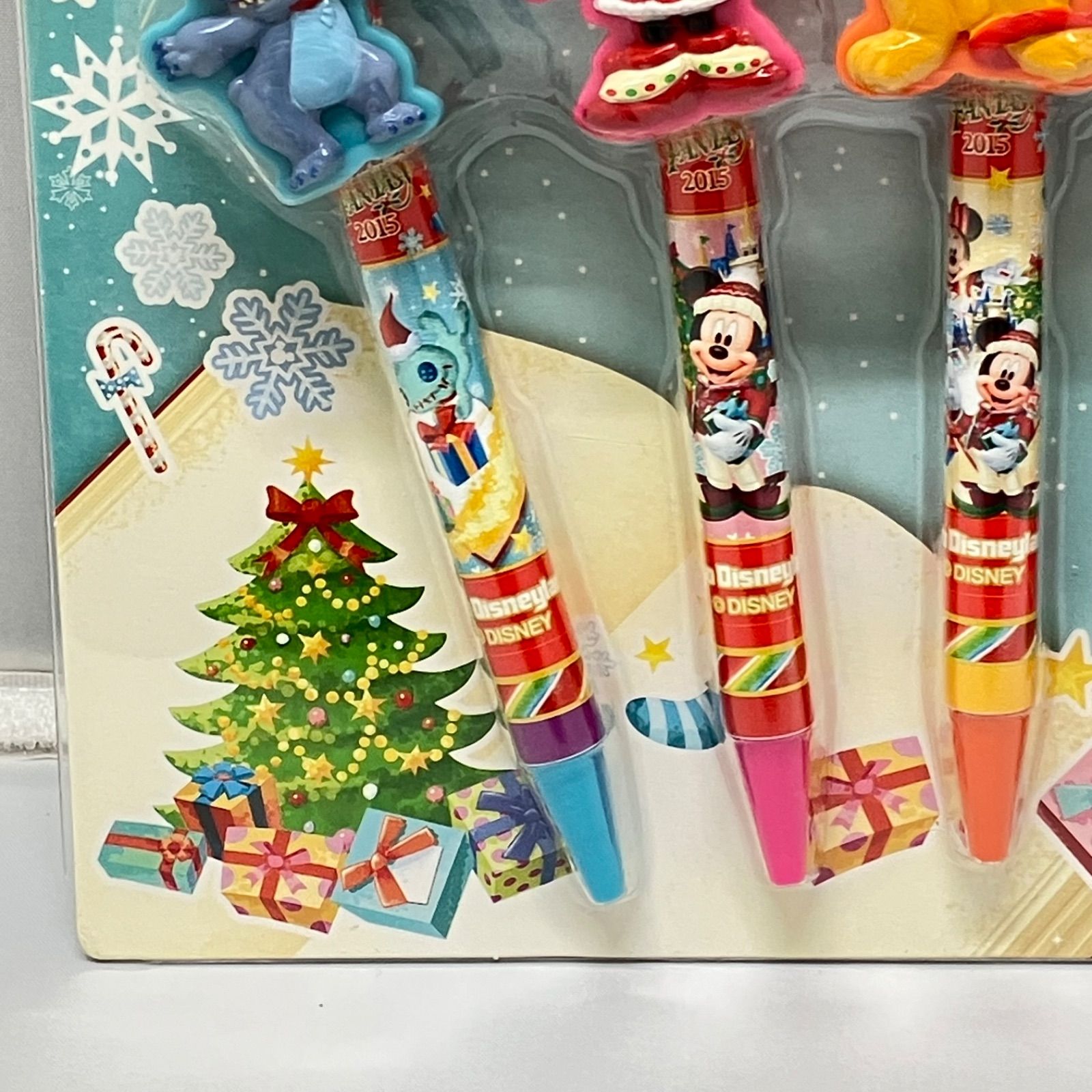 新品】レア ディズニー ボールペンセット クリスマスファンタジー2015