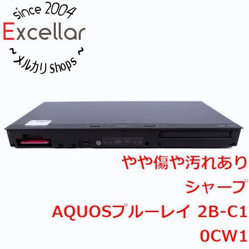 bn 14 SHARP AQUOS ブルーレイディスクレコーダー 1 TB 2 B C 10 CW リモコン 前面パネルなし