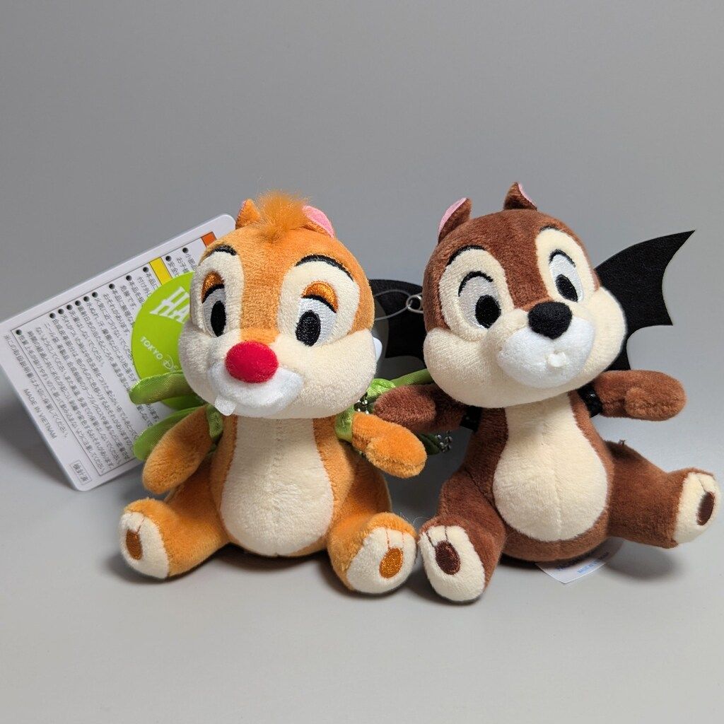 東京ディズニーリゾート ぬいぐるみバッジ DISNEY HALLOWEEN チップ