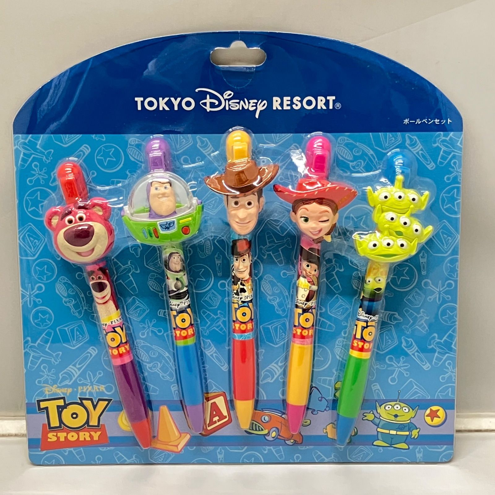 ディズニーリゾート　トイストーリー　ボールペン 新品】東京ディズニーリゾート トイストーリー ボールペン5本セット