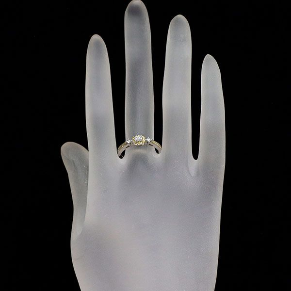 GSTV Pt950 プリンセスカット ダイヤモンド トリートイエロー