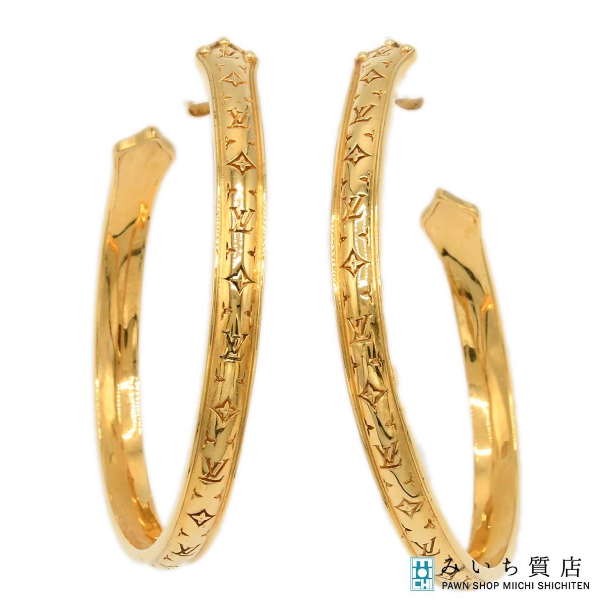 LOUIS VUITTON LV ルイヴィトン ピアス M69655 ブックルドレイユ