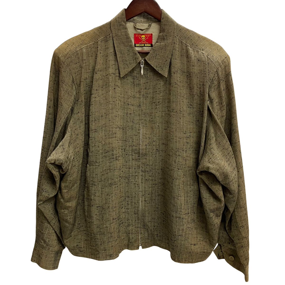 クリームソーダ CREAM SODA 80's 90's 金タグ ジップアップ ブルゾン