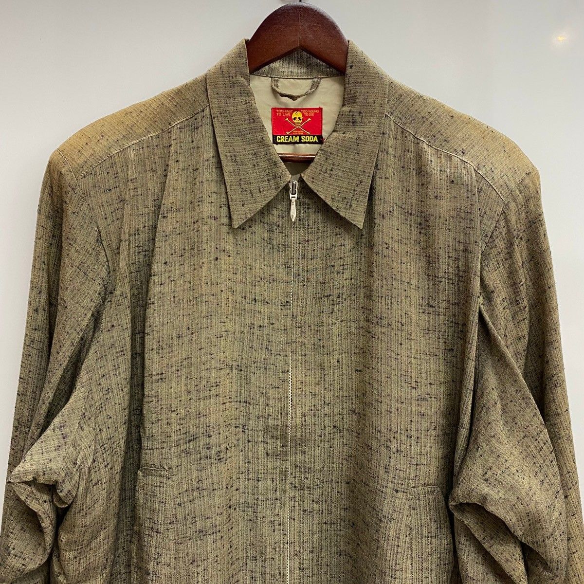 クリームソーダ CREAM SODA 80's 90's 金タグ ジップアップ ブルゾン