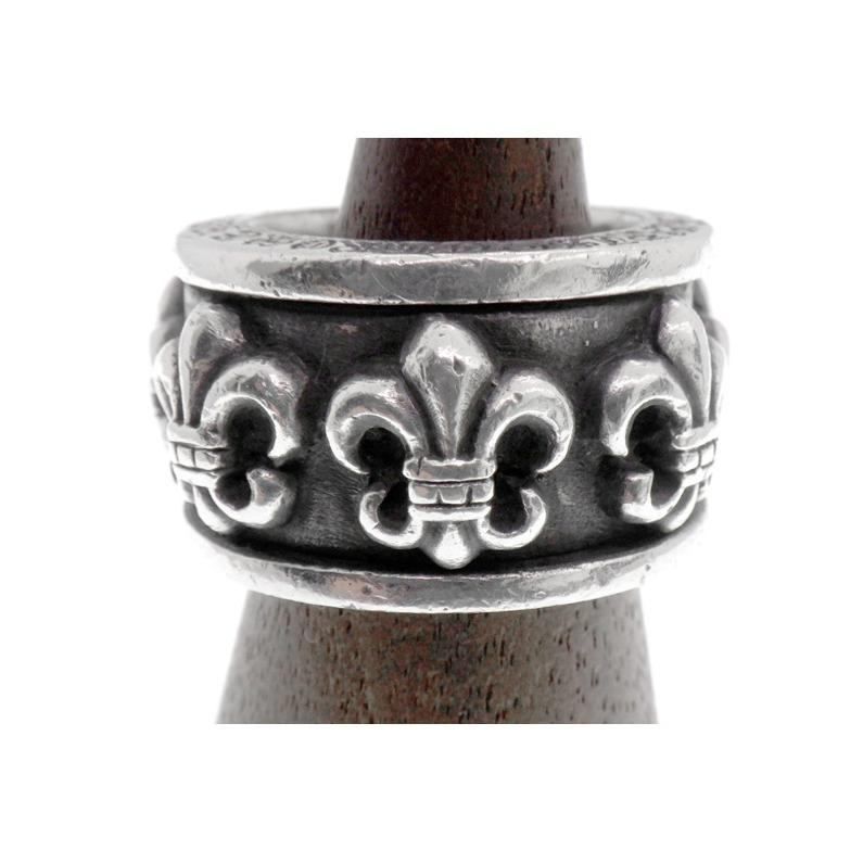 クロムハーツ CHROME HEARTS SPINNER BS FLUER RING スピナー フ シルバー リング 46100