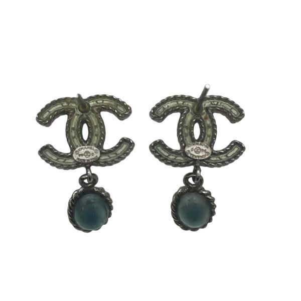 ○ シャネル CHANEL vintage ピアス ココマーク 揺れるピアス