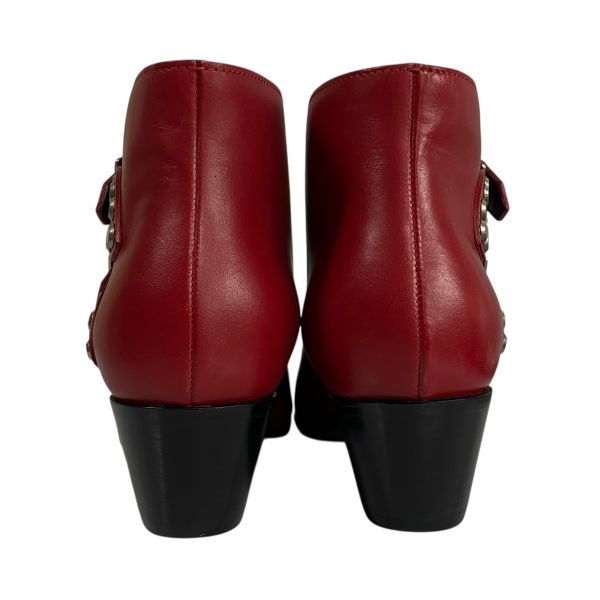 美品 サンローラン SAINT LAURENT アンクルブーツ スタッズ バックル