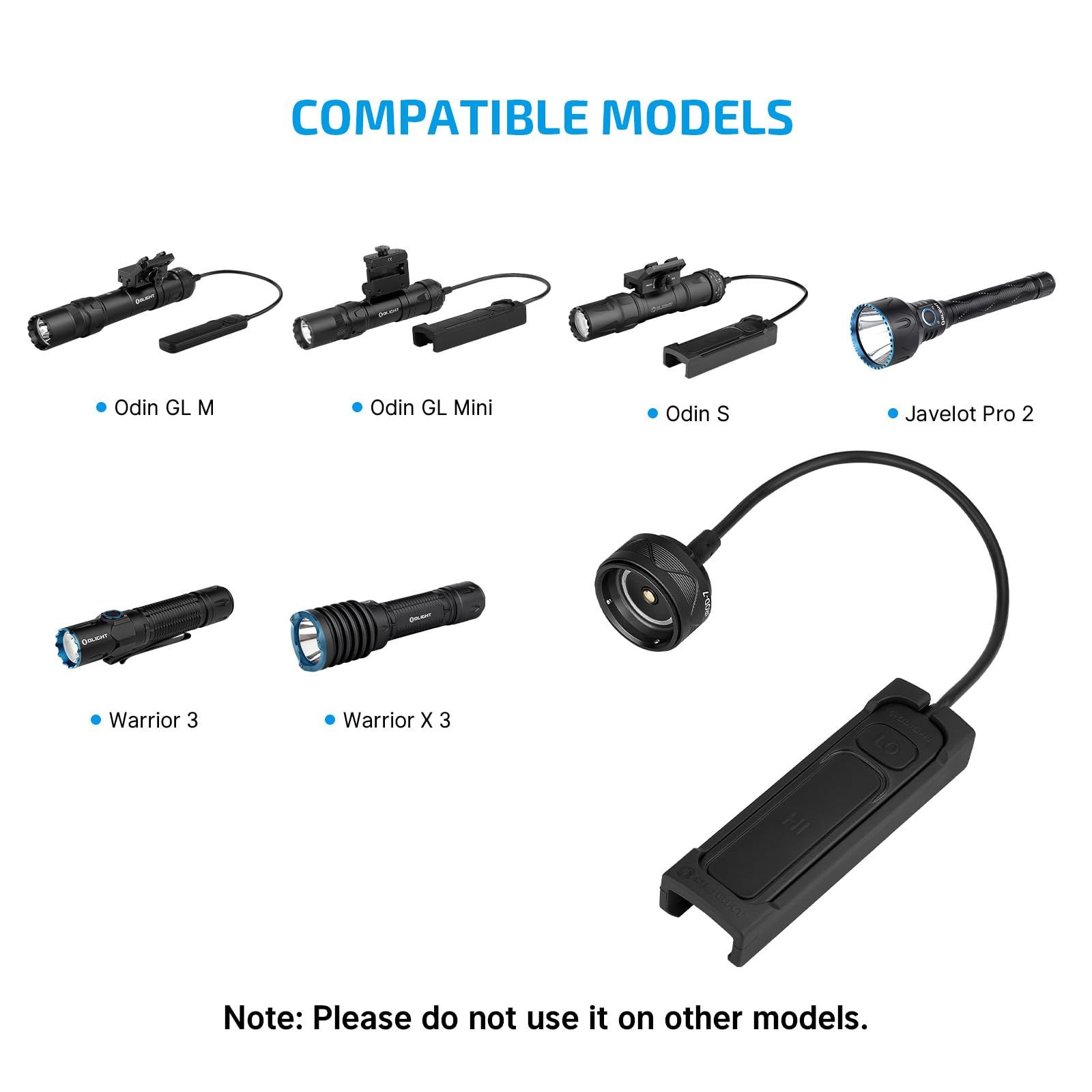 OLIGHT SROD-7 磁気リモート圧力スイッチ Odin S GL M Mini Warrior 3 X 4 Javelot Pro 2 オーディンとオーディンミニ