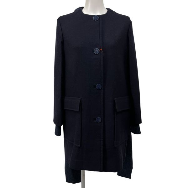 □ ステラマッカートニー STELLA McCARTNEY ノーカラーコート アウター