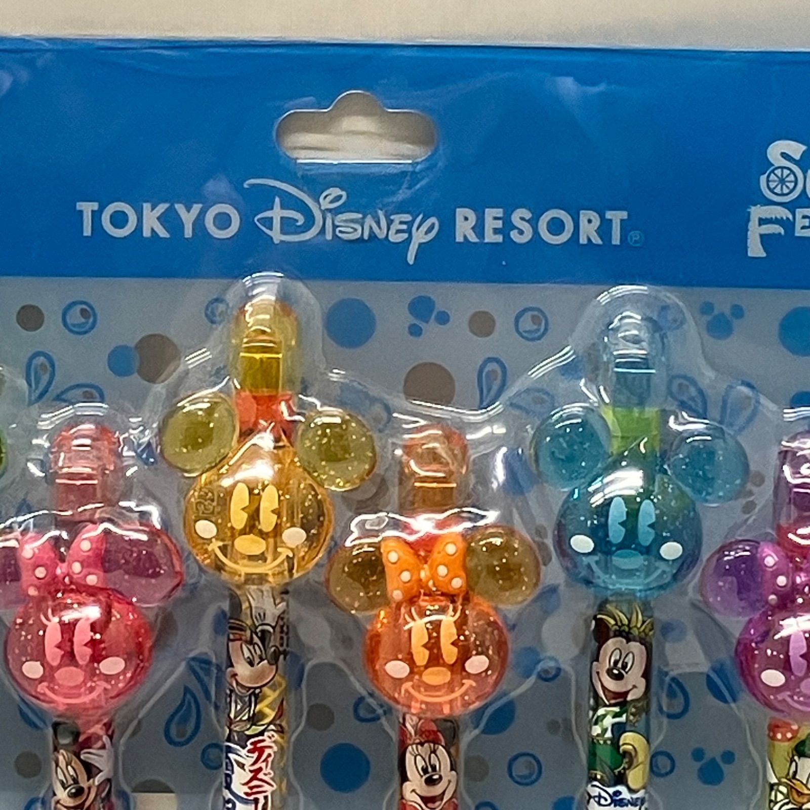 新品】レア 東京ディズニーリゾート ボールペン 6本セット SUMMER