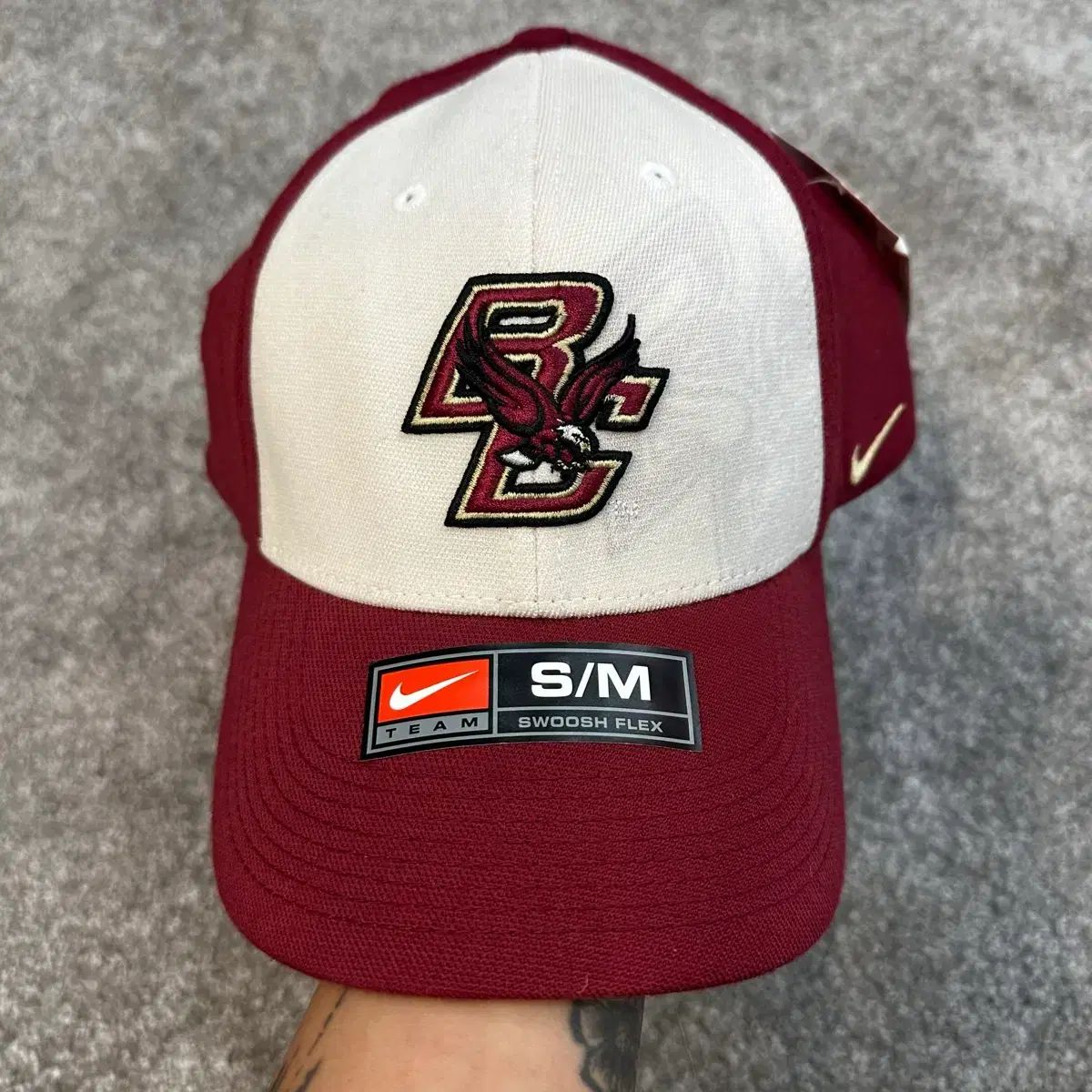 ナイキ スウッシュ ボストンカレッジ イーグルス ロゴ キャップ, image size:1200x1200