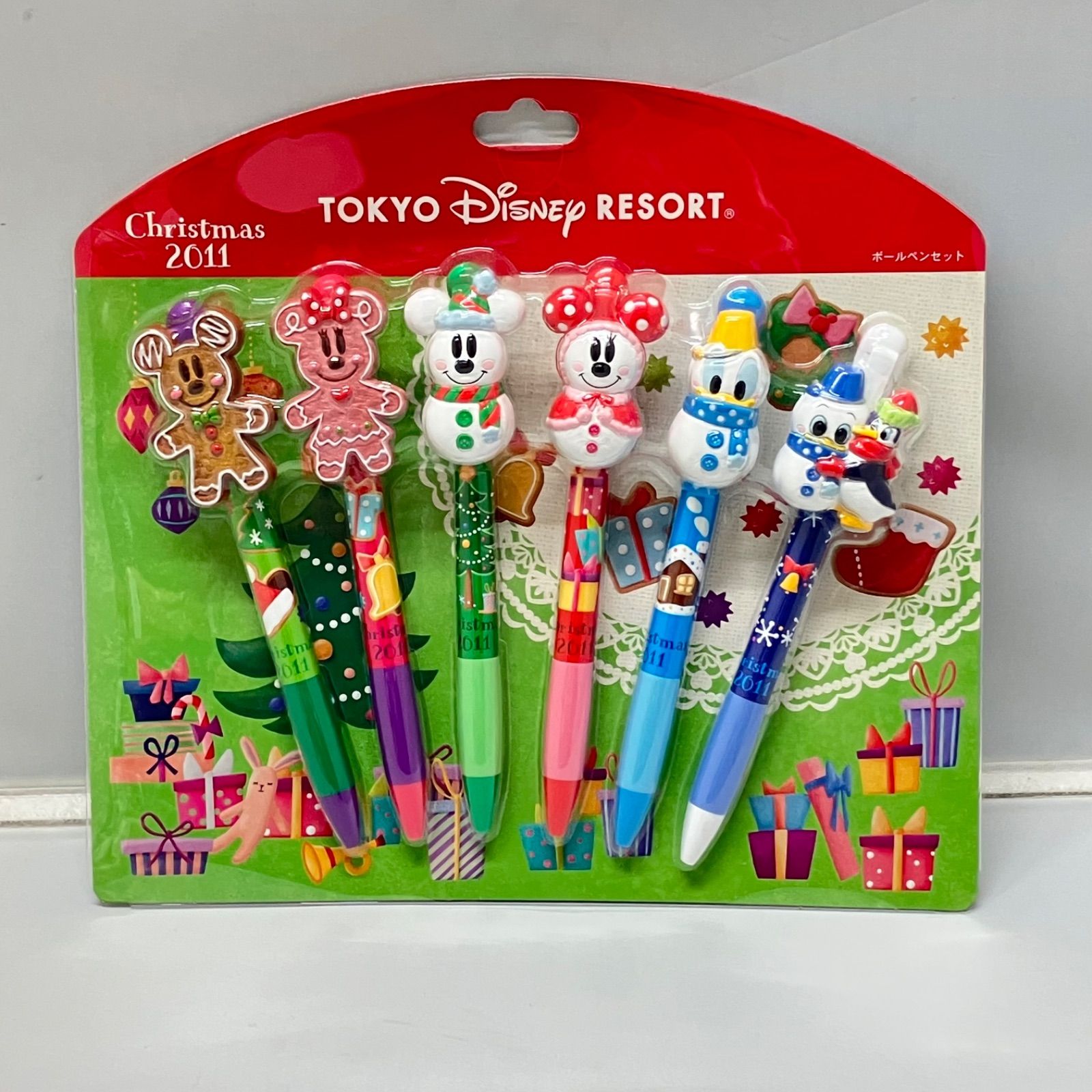 新品】東京ディズニーリゾート クリスマス ボールペンセット 2011年