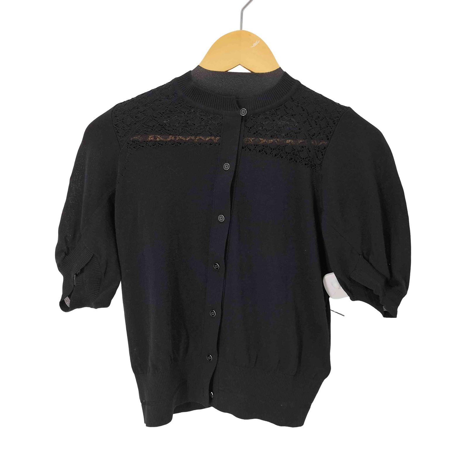 USED古着(ユーズドフルギ) support surface ファインゲージハーフスリーブカーディガン レディース JPN：1 【中古】【ブランド古着バズストア】 ユーズドフルギ USED古着 support surface ファインゲージハーフ