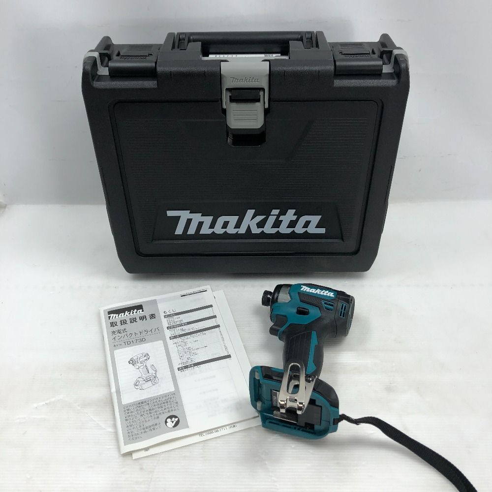 MAKITA マキタ 締め付け工具 インパクトドライバ ♥品 S 本体＋ケース TD 173 D ブルー