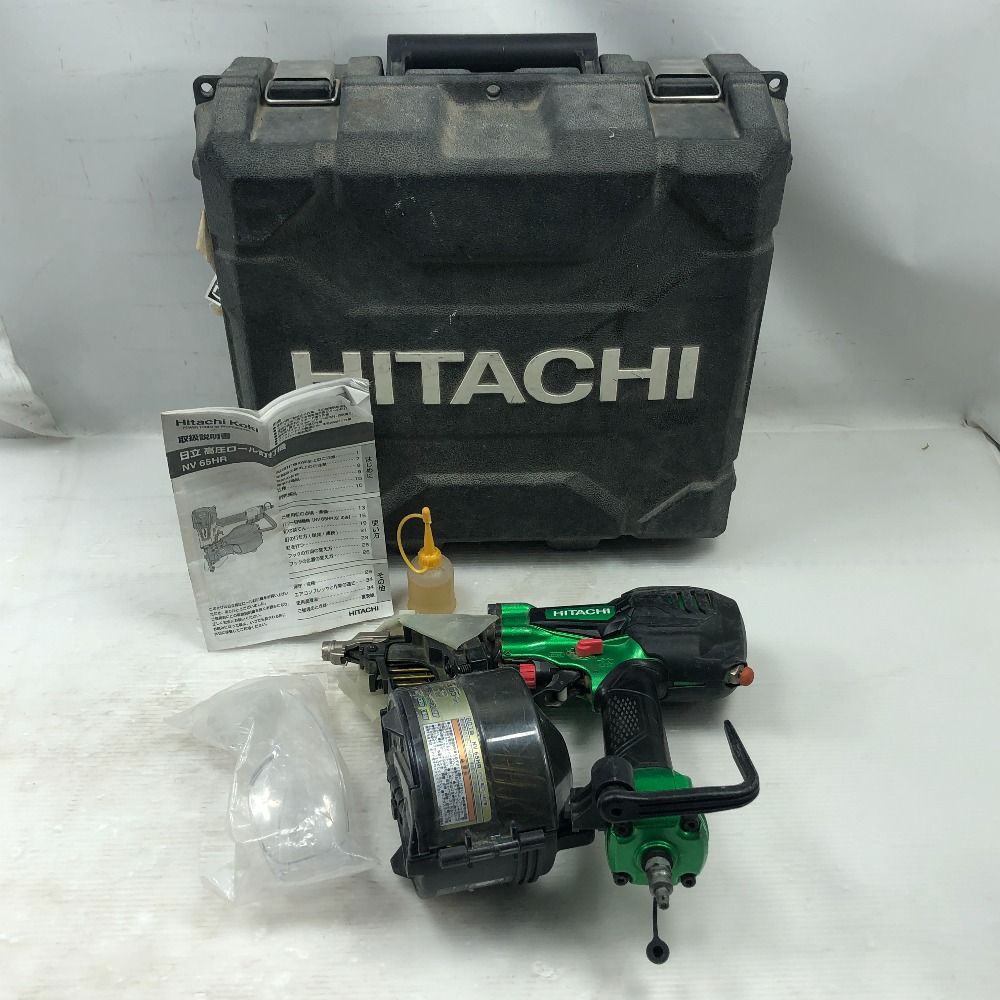 HITACHI 日立 工具 エアツール エア釘打ち NV 65 HR グリーン