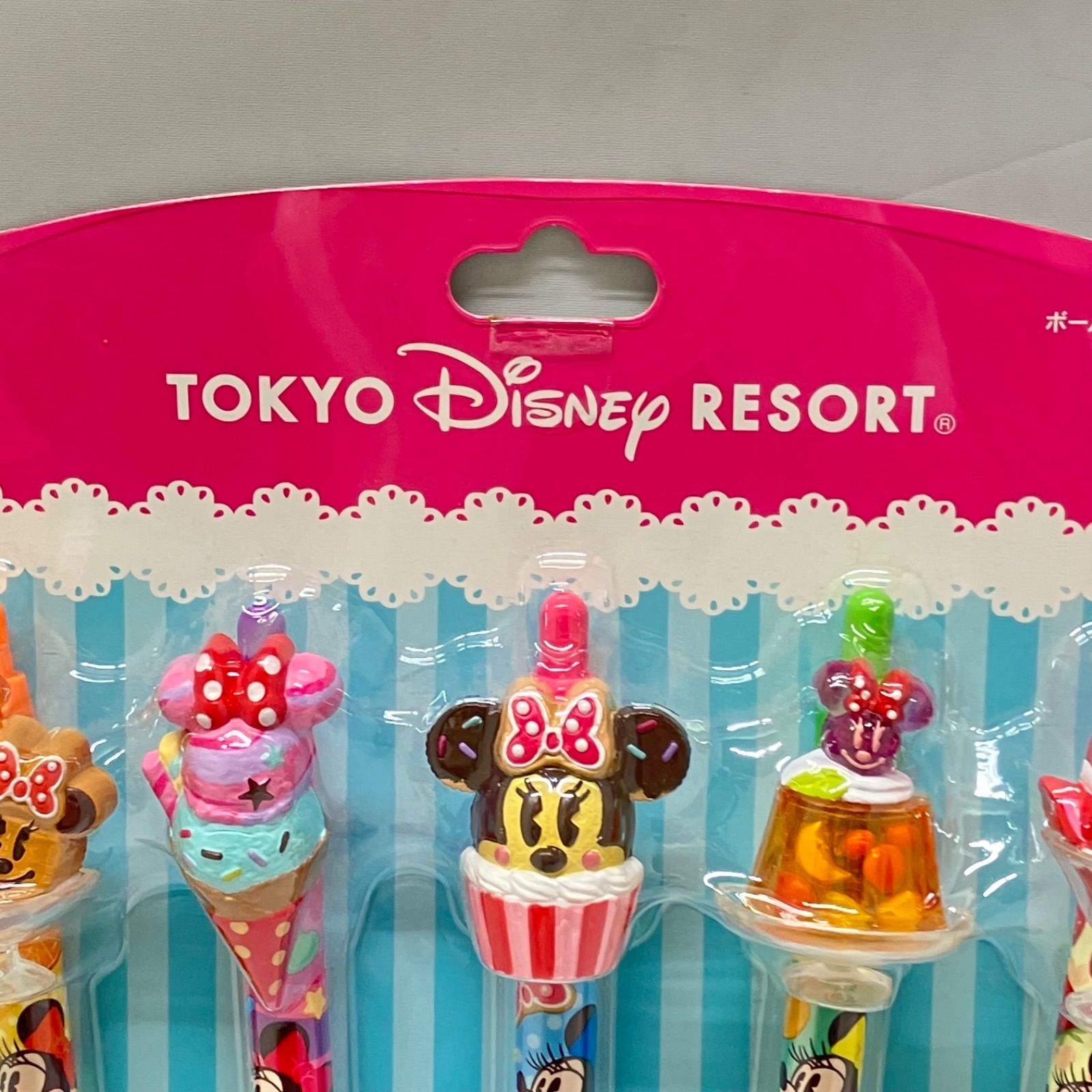 東京ディズニーリゾート ミッキー ミニー カップケーキモチーフ スイーツモチーフ ボールペン ５本入り