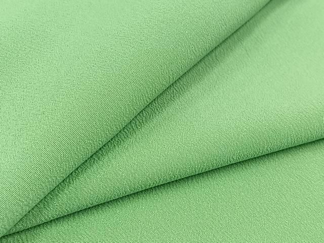 平和屋着物 男性 色無地 単衣 若緑色 洗える着物 jh
