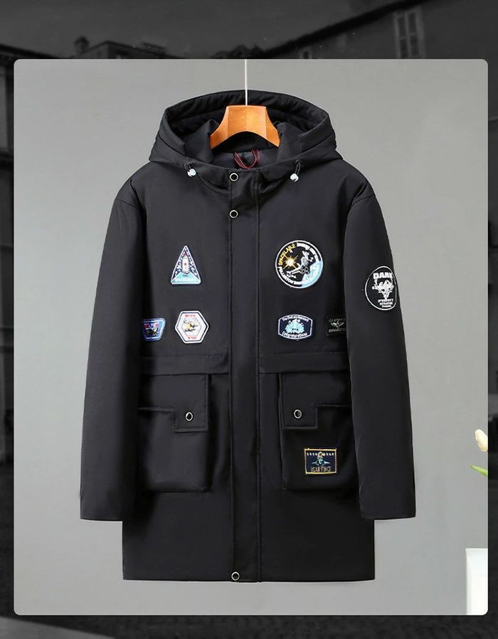 大きいサイズ 5 L 6 7 8 9 10 11 12 13 中綿コート メンズ 厚手 カジュアルコート 冬服 アウター メンズコート ミドル丈 フード付き