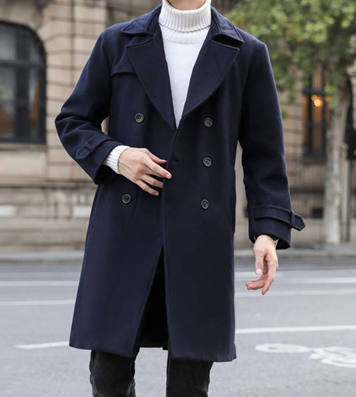 ウール混 ピーコート