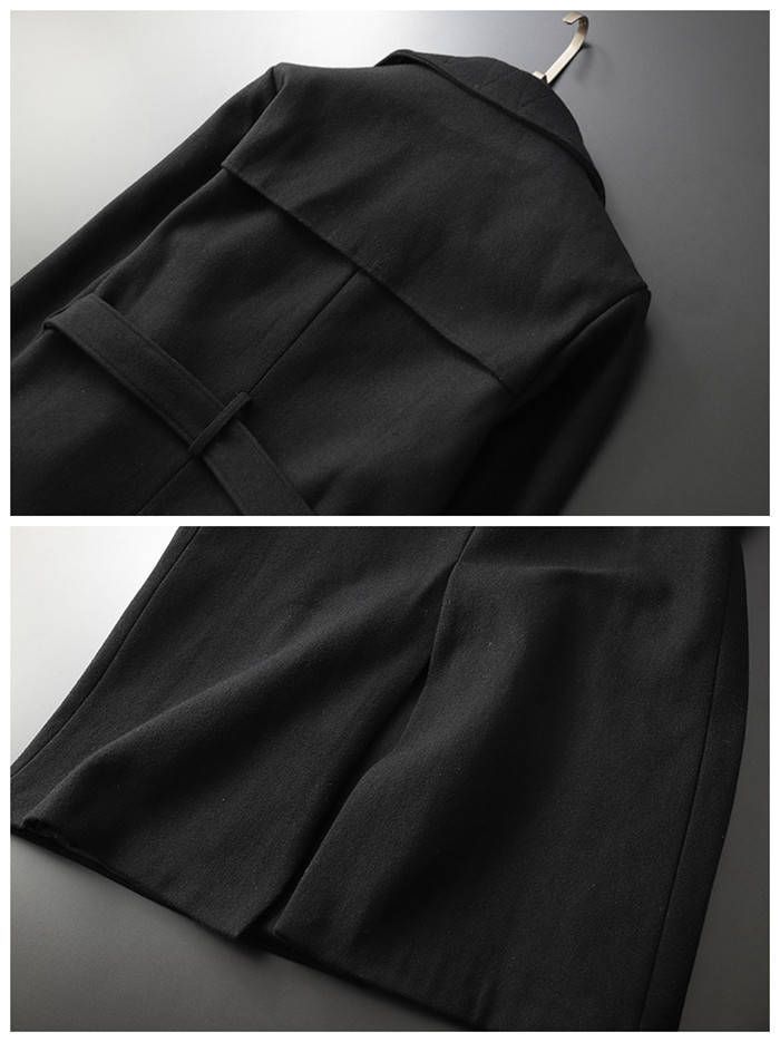 ミドル丈コート ビジネス