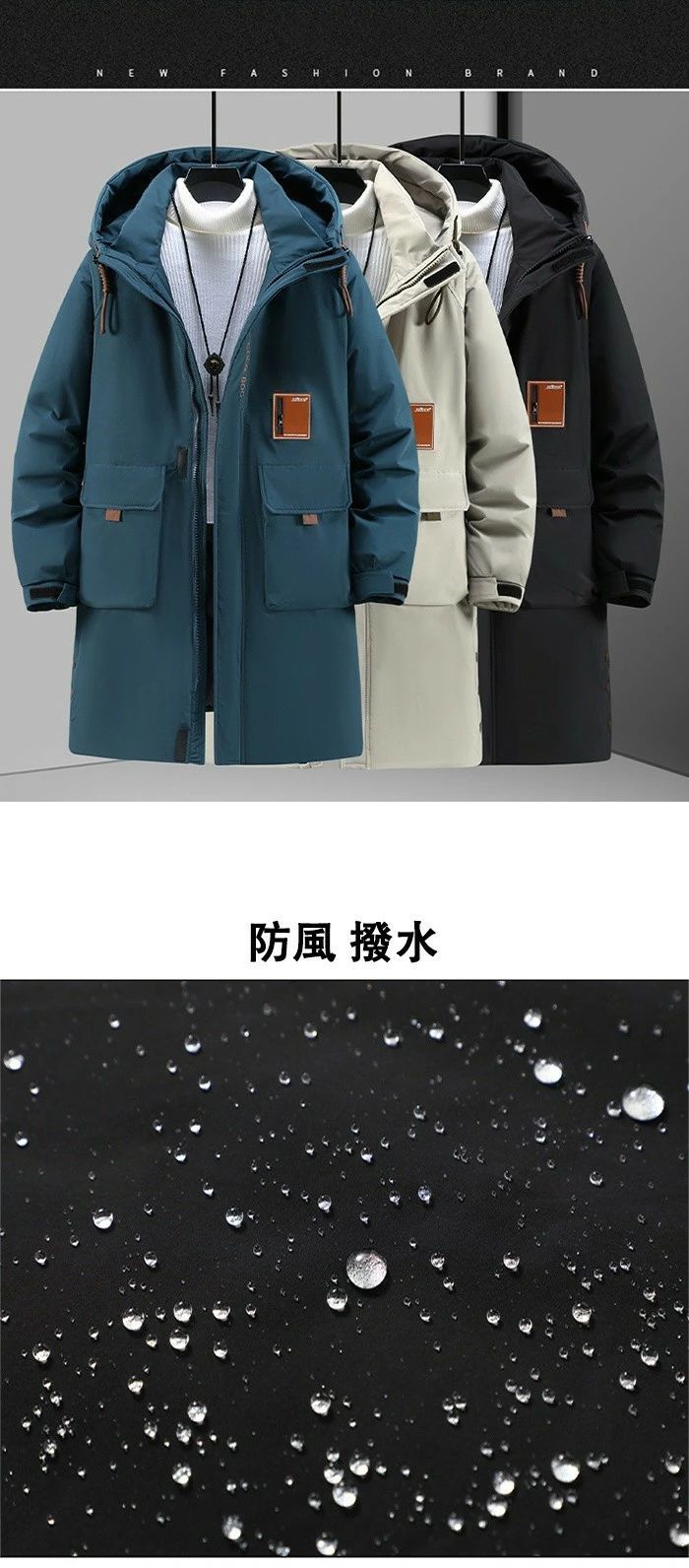 大きいサイズ 中綿コート カジュアルコート 防寒着 ブルゾン メンズコート 男性モッズコート ミドル丈コート 厚手 防風 撥水 フード付きコ