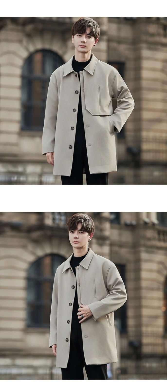 トレンチコート 冬アウター