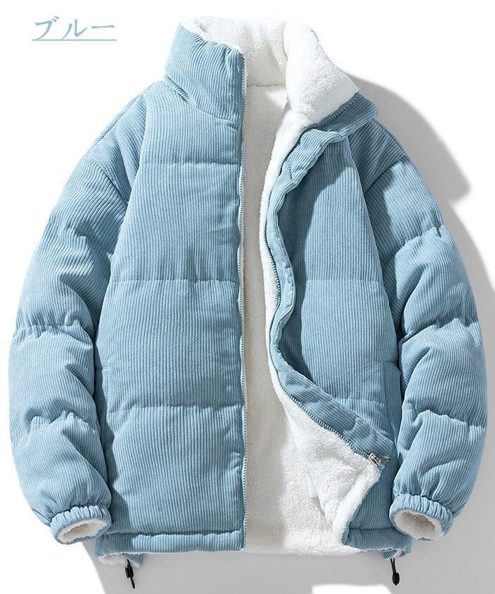  フリースジャケット リバーシブル ムートンジャケット メンズジャケット スタンドカラー ショートコート 厚地 カジュアルジャケット 暖かい コート ジャケット ファッション