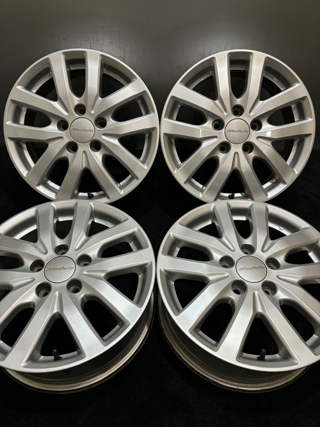 ホンダ OP Modulo 16インチ 6 J 50 114 3 5 H アルミホイール 4本 ヴェゼル オデッセイ ステップワゴン 1 K 921