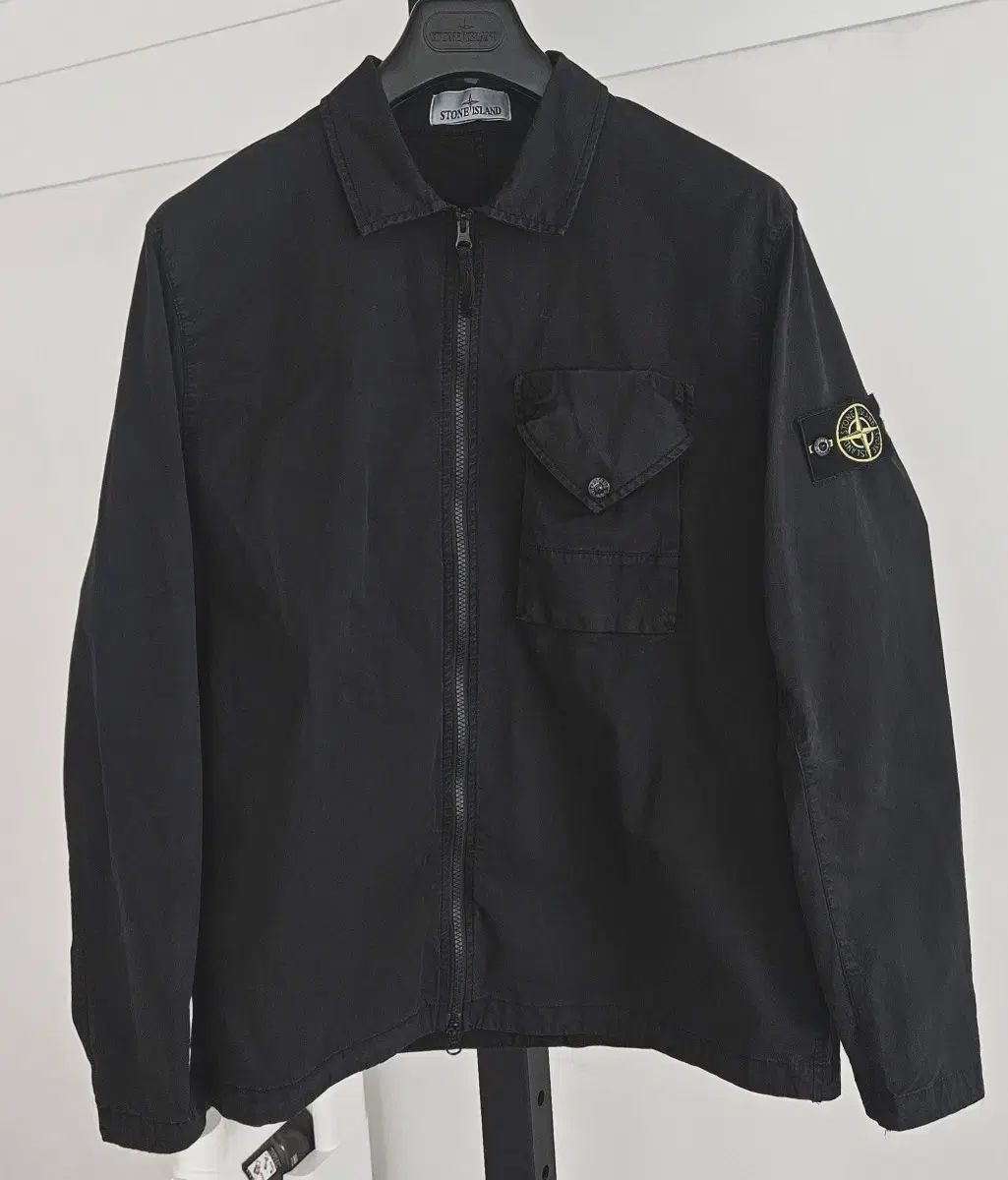 ストーンアイランド 23FWストレッチギャバジン オーバーサイズシャツ