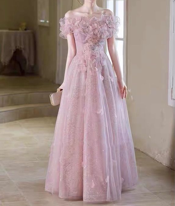 花柄 ピンク ビスチェ フラワー ウェディング 結婚式 カラードレス パーティー 二次会 前撮り 演奏会 発表会