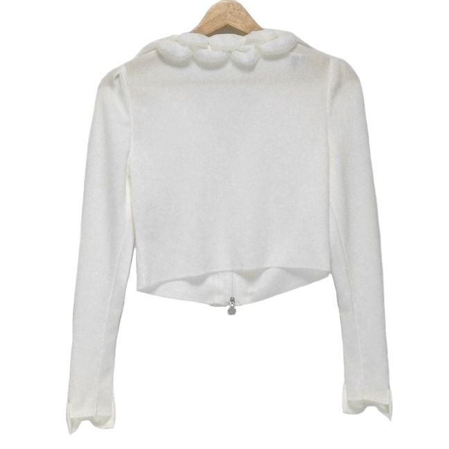 Rene(ルネ) カーディガン サイズ36 S レディース美品 - 白 長袖