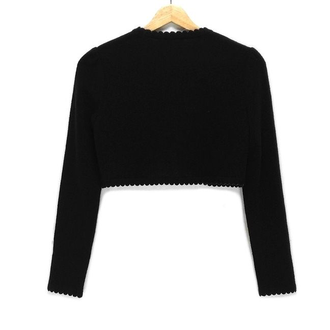 Rene(ルネ) ボレロ サイズ34 S レディース - ダークネイビー 長袖/ラメ