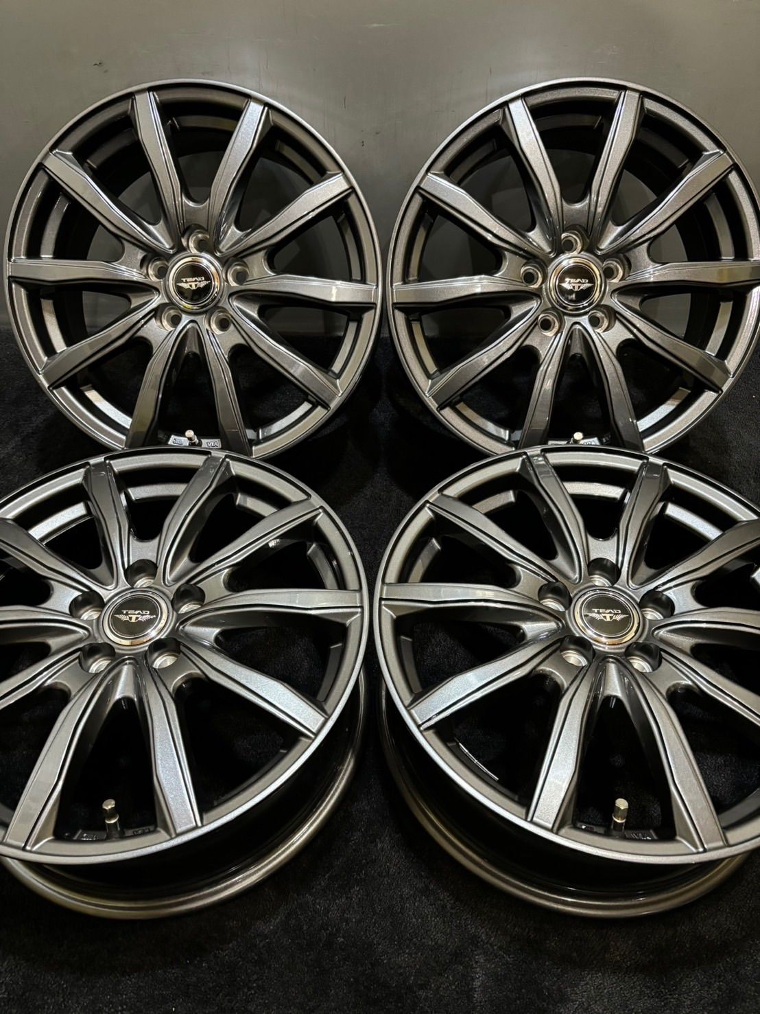 TEAD 16インチ 6 5 J 47 100 H アルミホイール 4本 プリウス カローラ インプレッサ 1 K 922