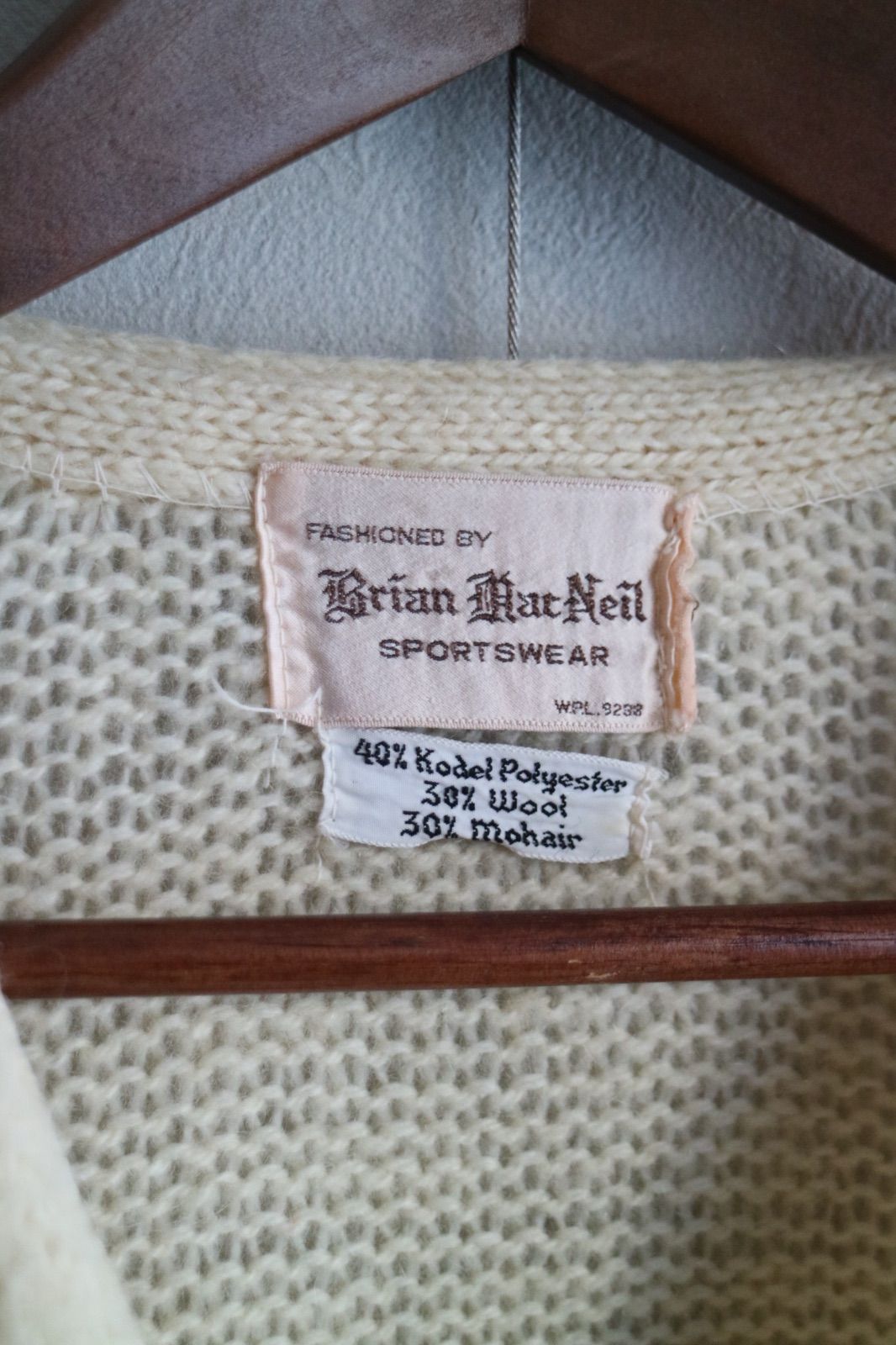 60 s Vintage Brian MacNeil Mohair Cardigan モヘアカーディガン ヴィンテージ