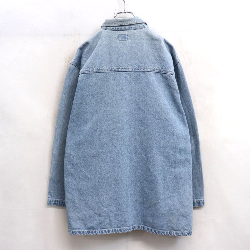 90s vintage SOSTANZA チャイナ デニム カバーオール レディース 表記M