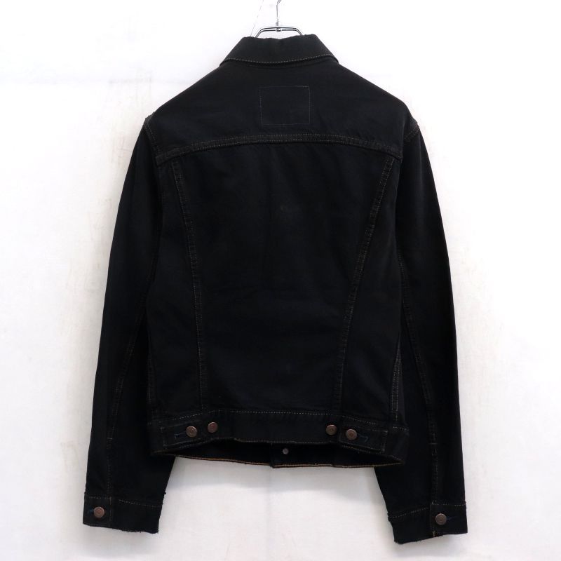 90 s Levi ブラック デニムジャケット メンズ 表記Sサイズ