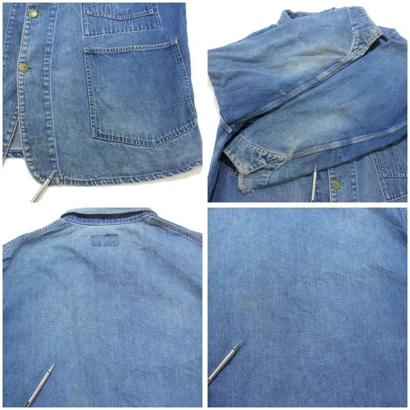 70s vintage OSHKOSH デニム カバーオール メンズ XL~サイズ相当