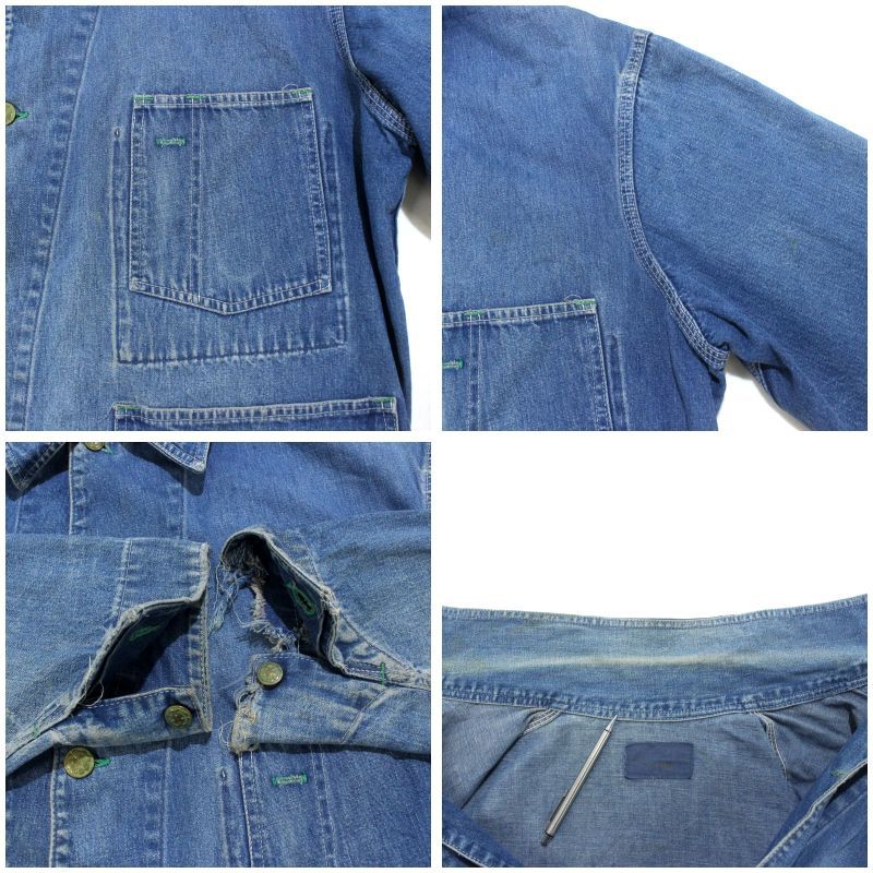 70s vintage OSHKOSH デニム カバーオール メンズ XL~サイズ相当