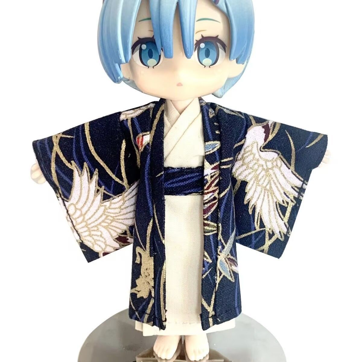 OB11ドール服 和風浴衣セット 手作り浴衣 オビツ11 人形着せ替え用