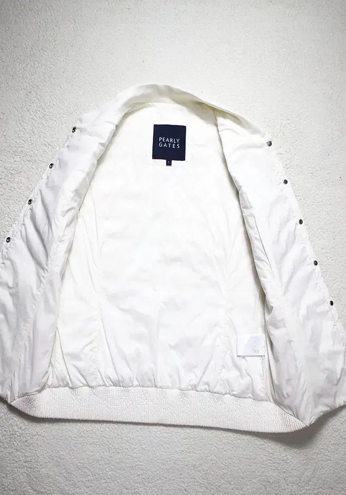 パーリーゲイツ ダウンジャケット 6 メンズ ホワイト ダウンベスト XL
