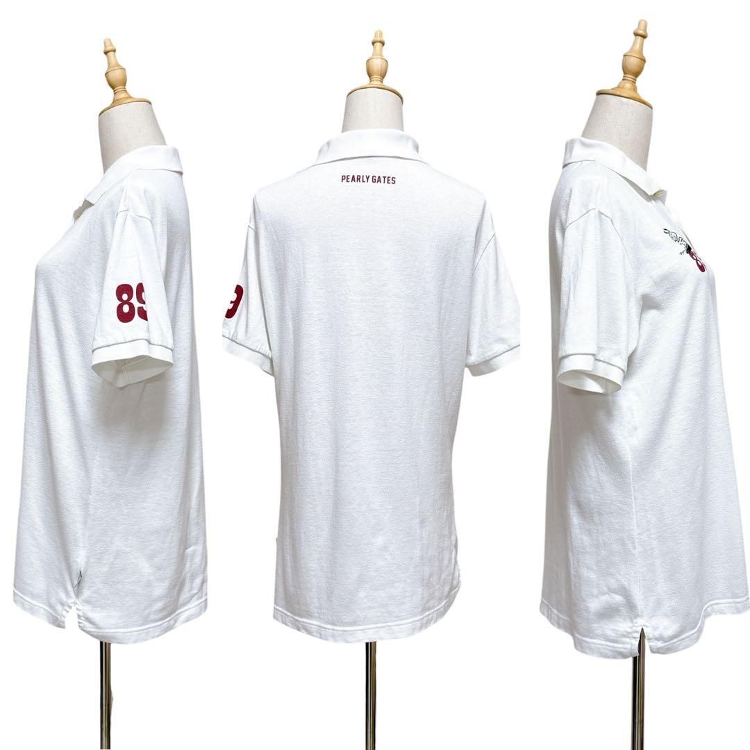 パーリーゲイツ【7】ポロシャツ ゴルフ スヌーピー ユニセックス 激