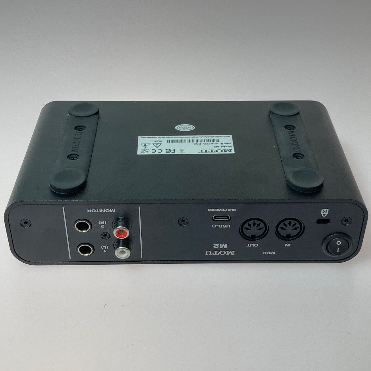 ◎◎MOTU モツ M2 2in 2out USB-C オーディオインターフェース 本体
